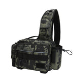 Maxbell Storage Bag Tackle Bag Fishing Tackle Single Shoulder Bag for Hiking Camping Green