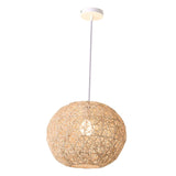 Maxbell Simple Pendant Light Chandelier Hand Weaved Hanging Decor Loft Teahouse 30cm