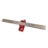 Max Angle Square Ruler Woodworking Scriber Ruler Carpentry Measuring Tools 300mm