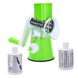 Maxbell Manual Rotary Cheese Grater Mandoline Slicer for Chocolate Vegetables Nuts Green