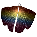 Max Butterfly Wings Shawl Cape Cloak Festival Fairy Party Costume Multicolor