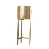 Maxbell Flower Pot Stand Support Planter Storage Display for Garden Home Bedroom 20cmx60cm Aureate