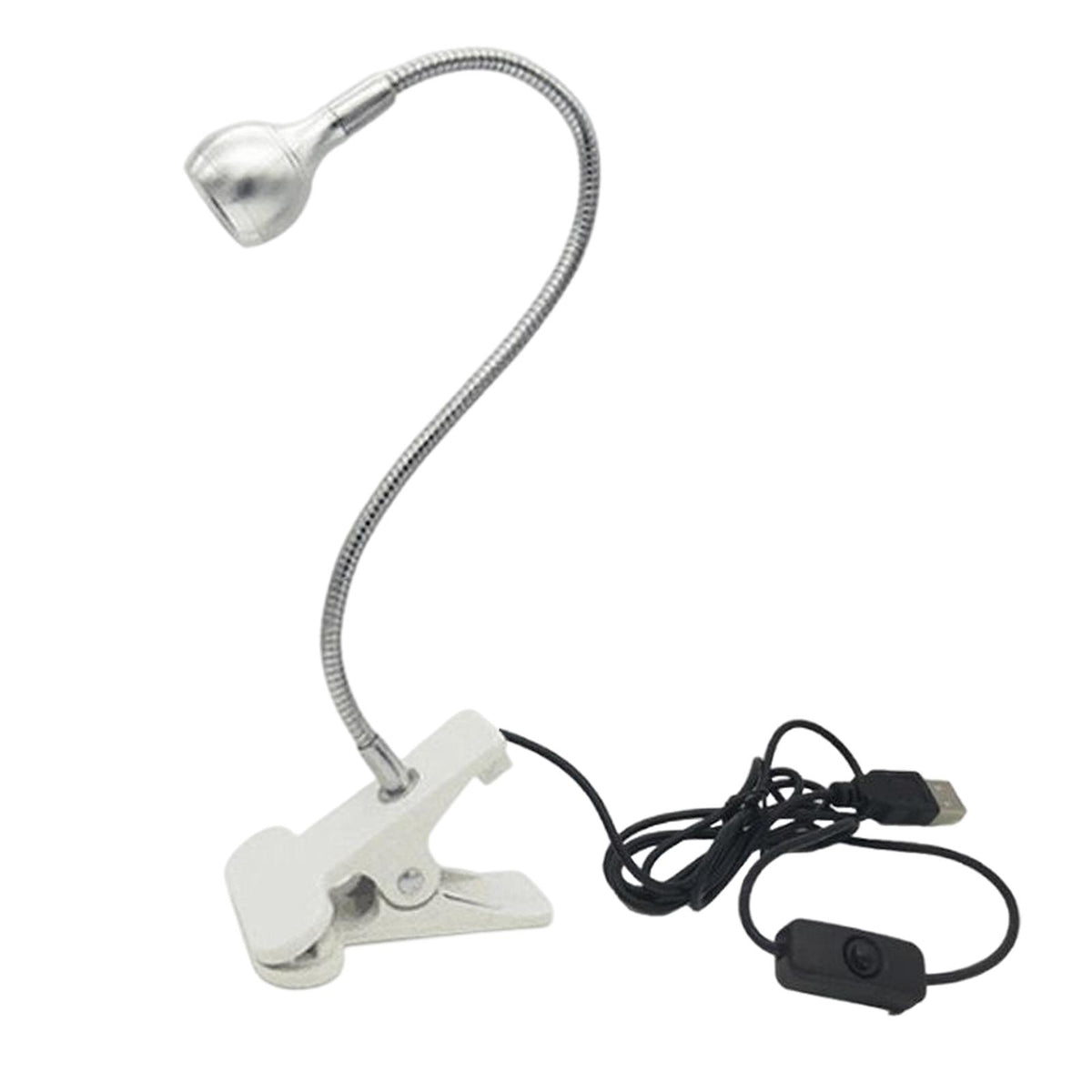Maxbell LED Nail Dryer Lamp USB Adjustable for All Gels Fingernail and Toenail Nail Silver