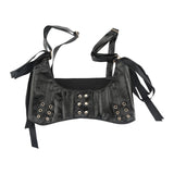 Maxbell Underbust Corset Belt Elastic Punk Adjustable Gothic for Dress Ladies Women