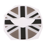 Max Maxb 3D Steering Wheel Sticker Cover For Mini Copper F54 F55 F56 Grey and White