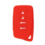 Max Maxb Car 4 Buttons Smart Remote Silicone Key Cover Case Shell For Lexus Red