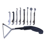 Maxbell 10Pcs Caulking Tool Kit Tile Gap Cleaning Repair Tool Scraper
