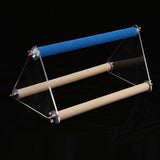 Max Parrot Cage Perch Wooden Platform for Birds with Natural Hardwood Branches L