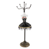 Max Jewelry Display Stand Rack Holder Shelf Resin Female Model Decor Black