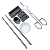 Maxbell 7Pcs Crucible Set Portable Melting Casting for Casting Melting