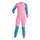 Maxbell Kids Wetsuit Diving Swimsuits Boating Water Sports Kayak Thermal Full suits Pink L