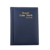 Max Maxb 120 Coins Commemorative Coin Currency Collector PU Album Book   Dark Blue