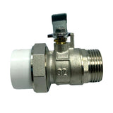 Maxbell Brass Ball Valve PPR Pipe Hot Melt Hose Fitting  Switch 32mm Male Thread