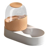 Maxbell Automatic Cat Food Dispenser Auto Cats Feeder for Puppy Small Medium Big Pet Orange