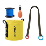 Maxbell 4x Arborist Throw Line Kit Rope Storage Bag and Straps for Hunting Observation