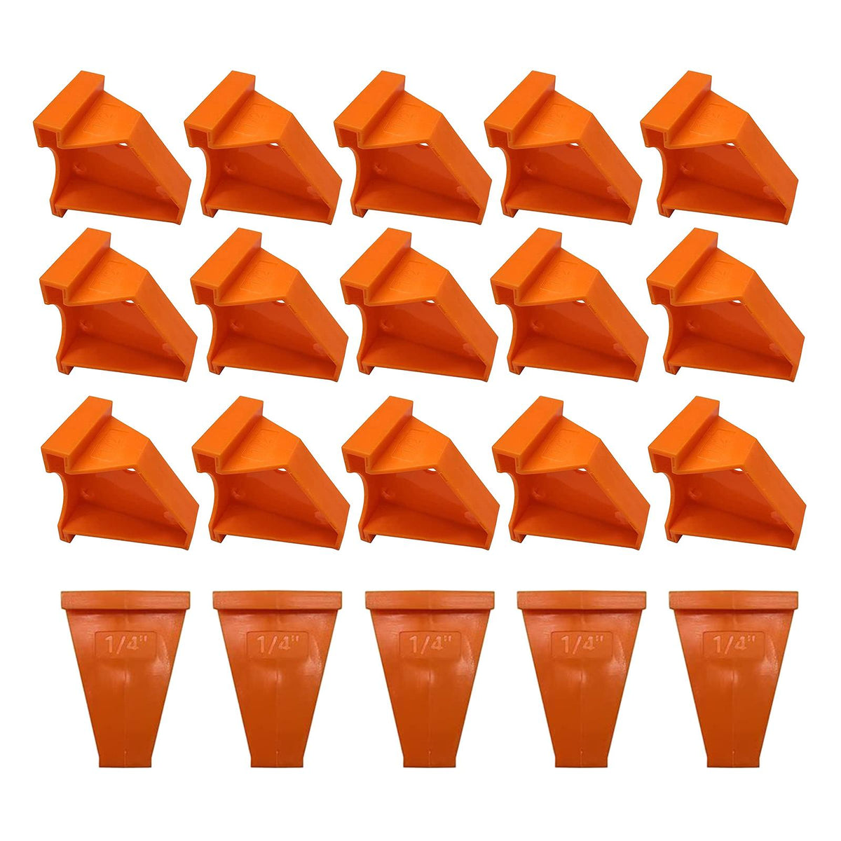 Maxbell 20Pcs Spacers Wood Flooring Laminate Installation Floor Fitting Kit Set