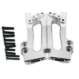 Max 2pcs Rear Shock Tower for WLtoys 1/12 4WD Climbing Car 12428/12423 silver