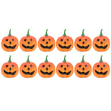 Maxbell 12 Pieces Simulation Pumpkins Fall Harvest Decor Prop for Party Ornament Orange
