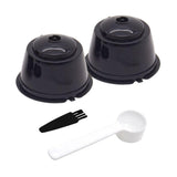 Maxbell 2 Pieces Coffee Filters Easy to Clean DIY Spoon Brush for Black