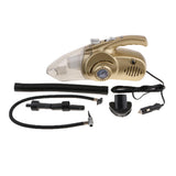 Max Maxb Car LED Light Vacuum Cleaner Tire Inflator Air Compressor & Pressure Gauge