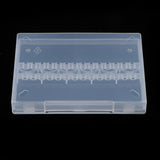 Maxbell Nail Art Drill Bit Holder Stand Polishing Cuticle Drill Bit Organizer Clear