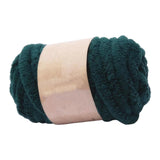 Maxbell Thick Chunky Yarn Hand Knitting DIY Weight Yarn for Throw Rug Making Weaving dark green
