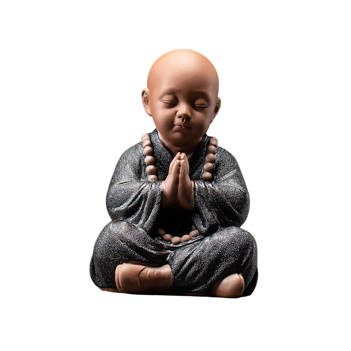 Maxbell Mini Little Monk Ornaments Buddhist Handicraft for Office Christmas Decor C