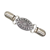 Maxbell Fashion Sweater Clips Cardigan Clips for Clothing Blouse Women Girls wearing Oval