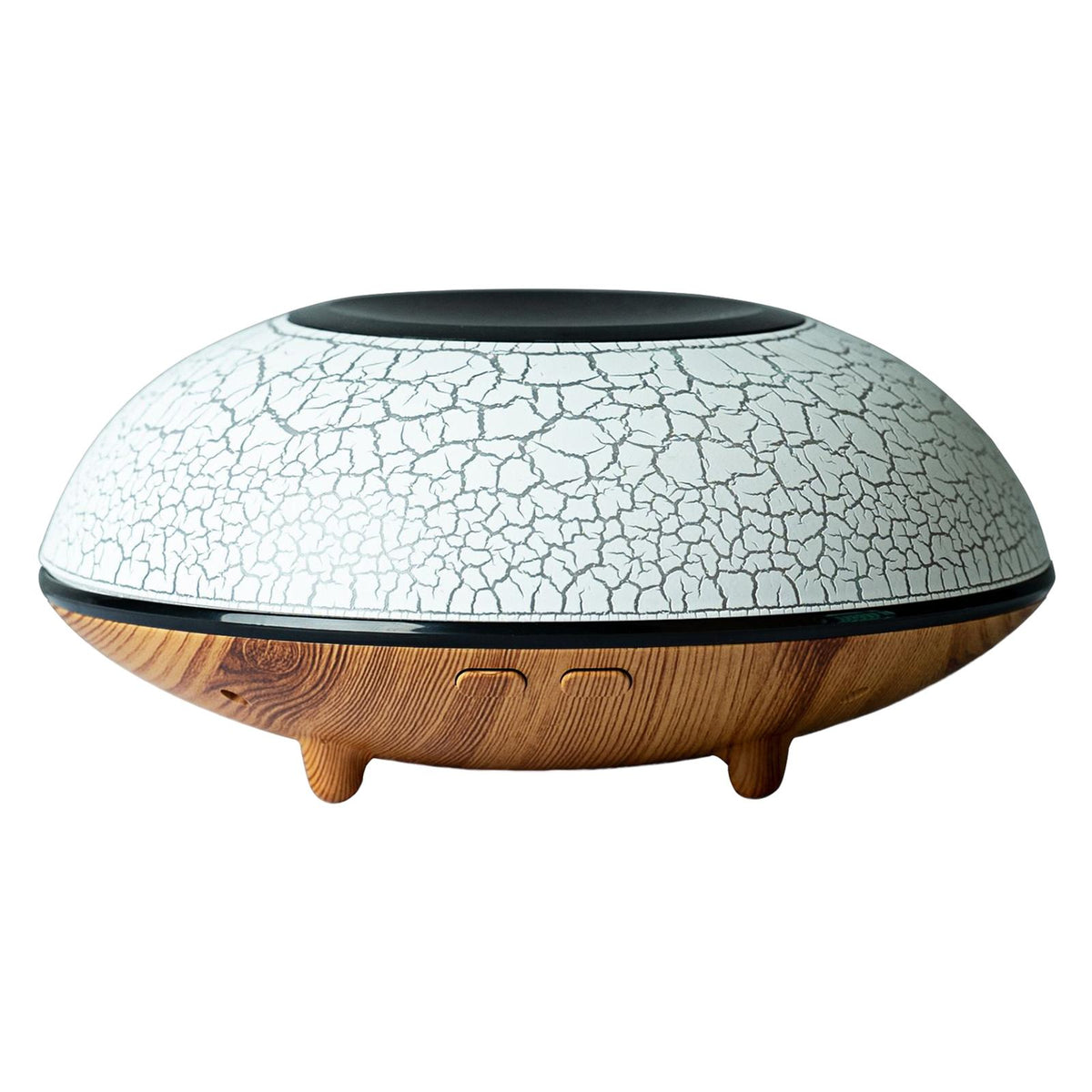 Maxbell Ultrasonic Humidifier Wood Grain Cool Mist Maker for Bedside Nursery Car Crack Light Wood