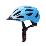 Maxbell Bicycle Helmet Head Protective Lightweight with LED Safety Light Bike Helmet Blue