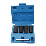 Max 5pcs Carbon Steel Metric Locking Lug Nut Extractor Stud Bolts Removal Tools