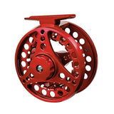 Max Metal Fly Fishing Reel 2+1 Bearings Left Right Hand Tackle 85mm Red