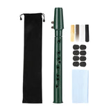 Maxbell Pocket Saxophone Portable Saxophone for Kids Music Lovers Instrument Players Dark Green