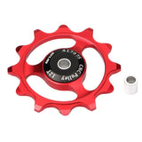 Maxbell 12T Bicycle Bike Bearing Jockey Wheel Pulley Roller Rear Derailleur Red