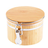 Maxbell Airtight Canister Bamboo Tea Coffee Sugar Flour Canisters Food Storage Jar S