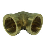 Max 1 Pc Female x Female Elbow Brass Adapter Connector DN15xDN15 Thicken