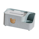 Maxbell Tissue Box Holder Desktop Storage Box Case for Night Stand Office Dresser Green S
