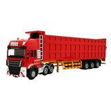 Maxbell Transporter Semi-trailer Model 1:50 Toy Kids Children Birthday Gifts Red