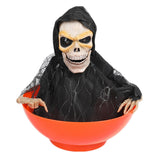 Maxbell Electric Halloween Decorations Fruit Plate Ghost Tricky Yard Garden Decor StyleA