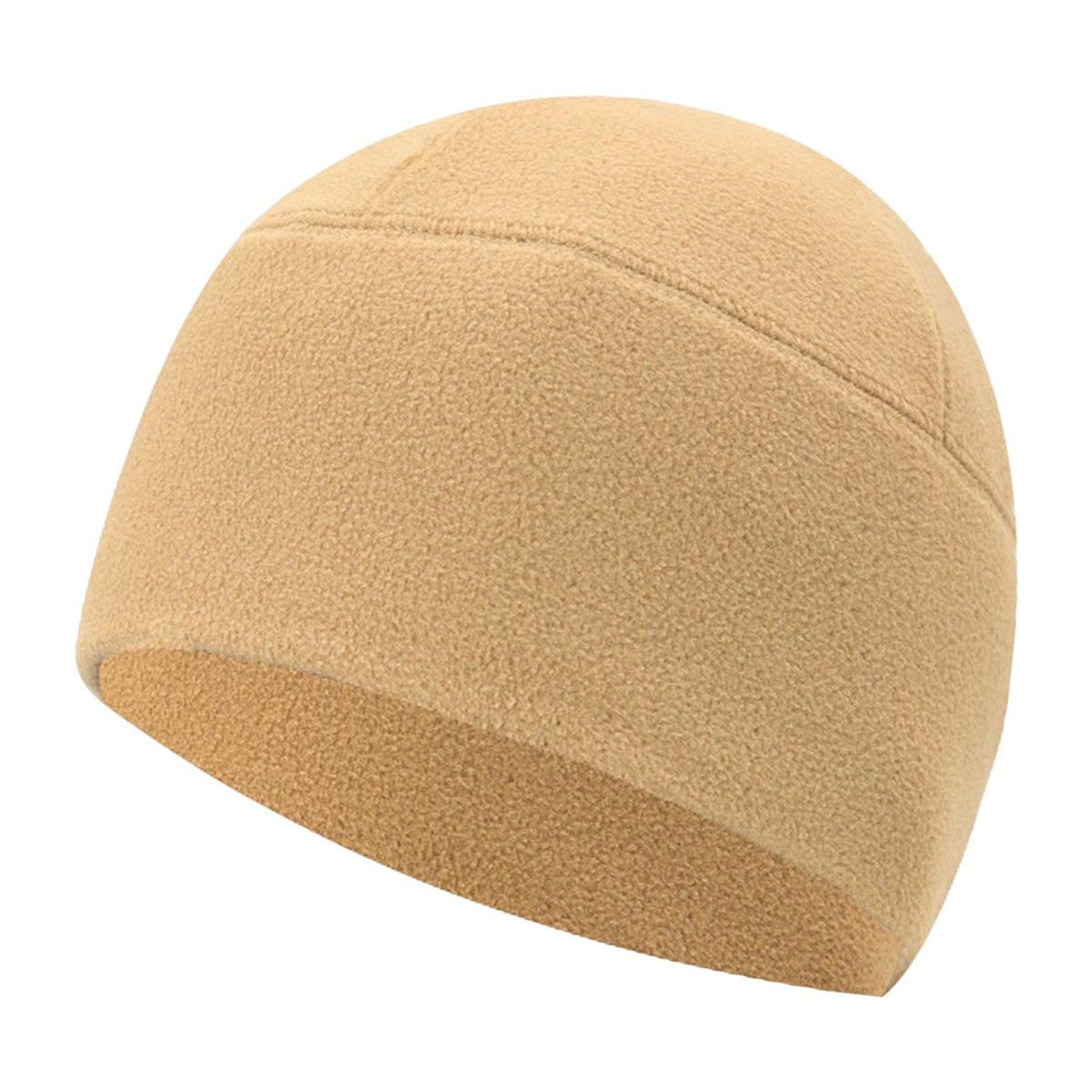 Maxbell Fleece Beanie Hat Winter Lightweight Soft for Snowboard Outdoor Men Women Khaki