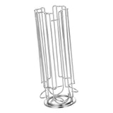 Maxbell Capsules Storage Organiser Iron Space Saving Anti Scratch Rotating Wire Rack Argent