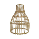 Maxbell Rattan Lampshade Handmade Decoration for Hanging Light, Floor Lamps Teahouse 18cm x 26cm