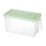 Maxbell Fresh Keeping Box Leakproof Fridge Organizer Box for Cabinets Drawer Shelves green