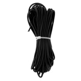 Maxbell 3mm Elastic Round Bungee Rope Shock Cord Tie Down Boats Trailers 10m Black