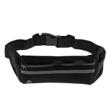 Maxbell Waterproof Running Jogging Belt Bum Waist Pouch Fanny Pack Black