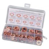 Maxbell Copper Washer Gasket Set Crush Washer Assortment Sealing Washers Copper