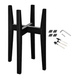Maxbell Adjustable Plant Stand Heavy Duty Holder Rack for Living Room Indoor Outdoor black