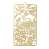Maxbell Classic Hollow Out Metal Bookmark Stationery Metal School Bookmark Flower
