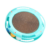 Maxbell Durable Cat Scratching Board Nonslip Bottom Scratch Pad Grinding Claw Nest blue