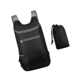 Maxbell Outdoor Daypack Folding Shoulder Bag Rucksack for Walking Camping Trekking Black